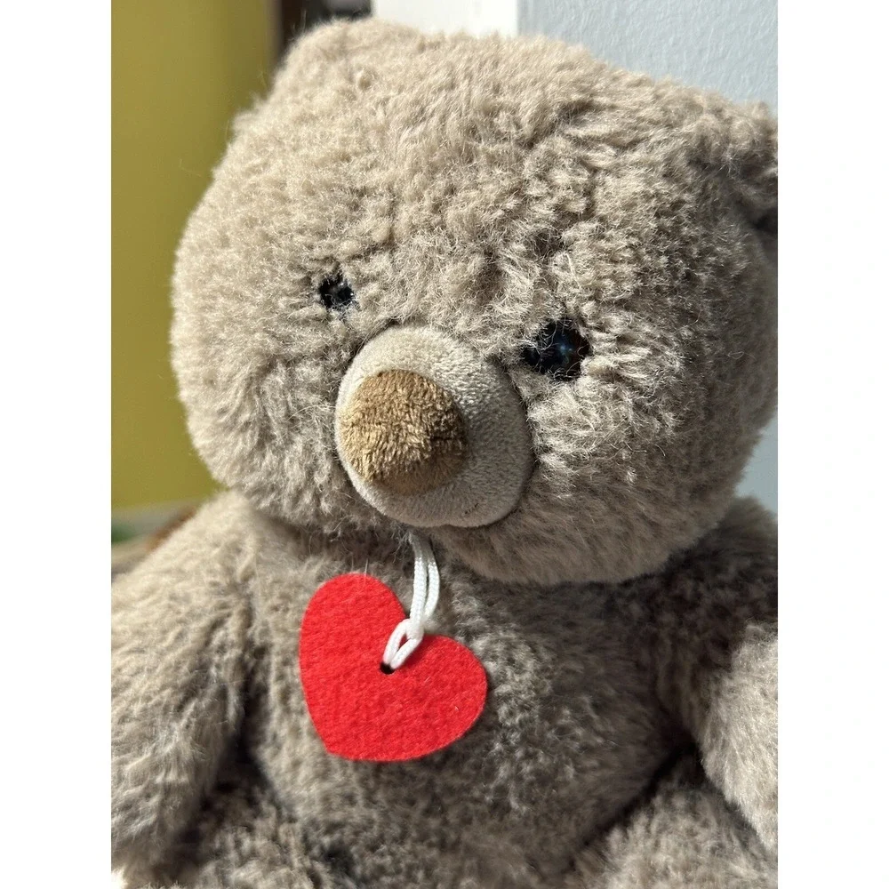 2017 ELVIS PRESLEY‎ Red Heart On A String Necklace Teddy Bear Plush Graceland